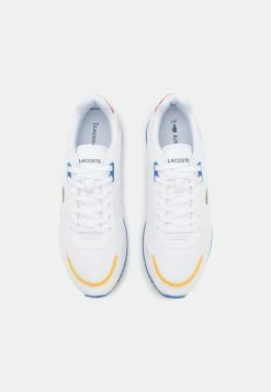 Lacoste PARTNER PISTE - Baskets Basses - White/blue -Lacoste Soldes Magasin 00599be8d8fe4c93a440f97b96b368c3