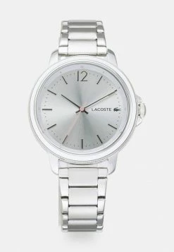 Lacoste SLICE - Montre - Silver-coloured/white
