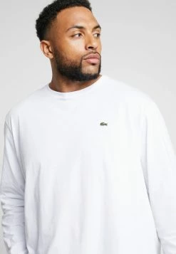 Lacoste T-shirt à Manches Longues - White -Lacoste Soldes Magasin 01586e42a84d4837989135a829b22efe