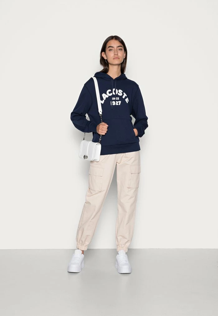 Lacoste Sweat à Capuche - Marine/farine 2 Lacoste Sweat à Capuche - Marine/farine – Image 2