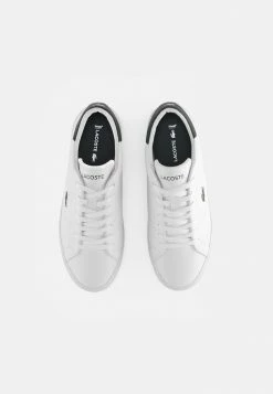 Lacoste POWERCOURT - Baskets Basses - Wht/dk Grn -Lacoste Soldes Magasin 01af70882d3a40899e6c32961658dfda