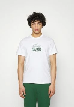 Lacoste T-shirt Imprimé - White -Lacoste Soldes Magasin 01bc1ac307c343c9a9603c47ed9f5063