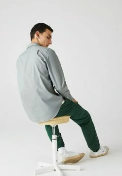 Lacoste CH2564 - Chemise - Weiß / Grün -Lacoste Soldes Magasin 01dc6460226242c489770f71e5457f62