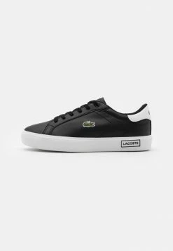 Lacoste POWERCOURT 0721 - Baskets Basses - Black/white