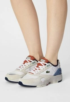 Lacoste STORM - Baskets Basses - Off White/blue