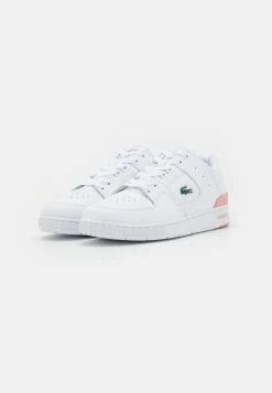 Lacoste COURT CAGE - Baskets Basses - White/light Pink -Lacoste Soldes Magasin 025c533211b547b3a524fad8fe40ce29