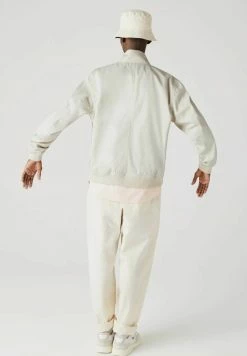 Lacoste BH1045 - Veste De Survêtement - Beige -Lacoste Soldes Magasin 02c6e2f235d14427bb3bbc3e467cc604