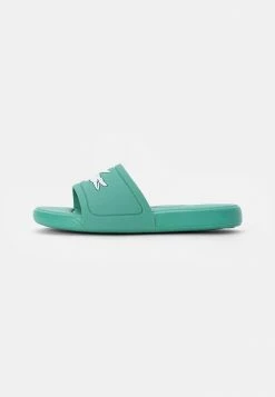 Lacoste SLIDE - Mules - Green White