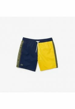 Lacoste BAIN HOMME - Short De Bain - Bleu / Vert Kaki / Jaune -Lacoste Soldes Magasin 02f96712f7634382a944a64513c2c709