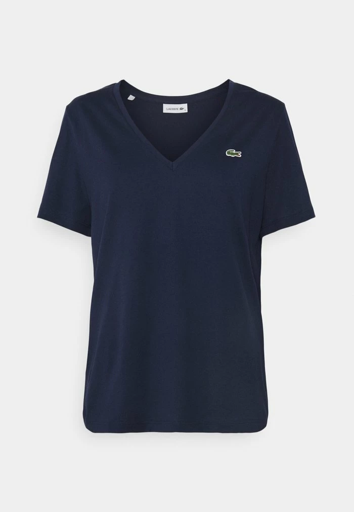 Lacoste T-shirt Basique - Marine 1 Lacoste T-shirt Basique - Marine