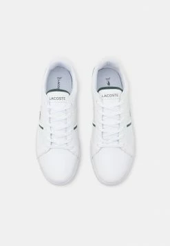 Lacoste EUROPA - Baskets Basses - White/dark Green -Lacoste Soldes Magasin 03778125c7fd40a4864fca2d9d7aad14