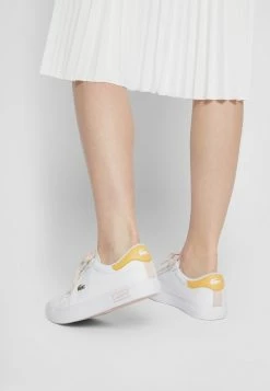 Lacoste POWERCOURT - Baskets Basses - White/pink