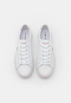 Lacoste GRIPSHOT - Baskets Basses - White/light Pink -Lacoste Soldes Magasin 04232f9383d34b0486c2676152d2e94f