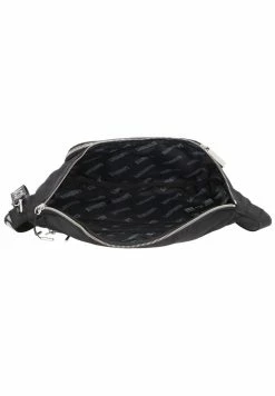 Lacoste ACTIVE NYLON - Sac Banane - Noir Blanc -Lacoste Soldes Magasin 04d8f0444a1943c588fb4cdddb03d202