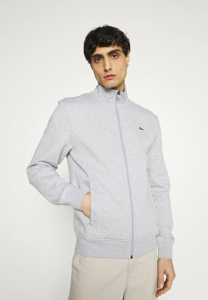 Lacoste Sweat à Capuche Zippé - Silver Chine/elephant Grey 1 Lacoste Sweat à Capuche Zippé - Silver Chine/elephant Grey