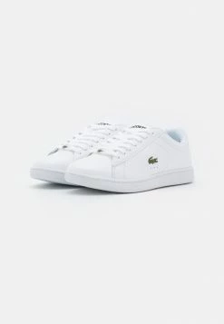 Lacoste CARNABY EVO - Baskets Basses - White/black -Lacoste Soldes Magasin 06335b2e7a534b2dafb7af4bc015c1ad