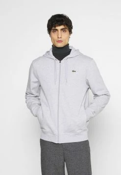 Lacoste CLASSIC HOODIE - Sweatshirt - Silver Chine/elephant Grey