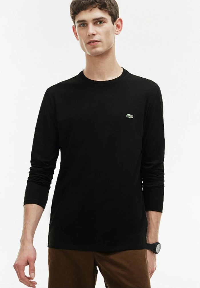 Lacoste TH6712 - T-shirt à Manches Longues - Black 1 Lacoste TH6712 - T-shirt à Manches Longues - Black
