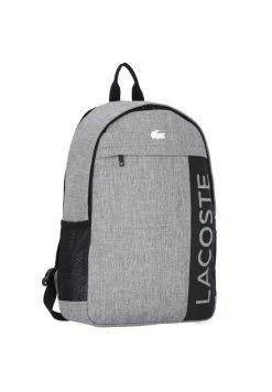 Lacoste NEOCROC - Sac à Dos - Gris Chine Noir -Lacoste Soldes Magasin 07c9e1e8b3b049709e2d6fc9530c4aee
