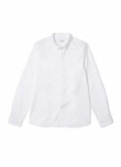 Lacoste Chemise - Blanc -Lacoste Soldes Magasin 0888a1a951254a69ab01306dc6911df4