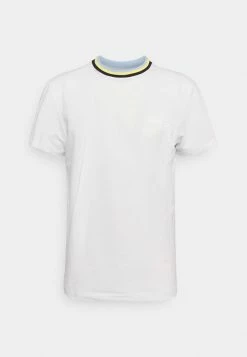 Lacoste T-shirt Basique - White/abysm -Lacoste Soldes Magasin 09a7b74604dc4a47be9f6a186ceea085