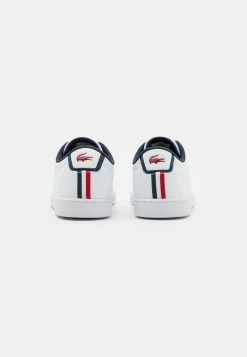 Lacoste CARNABY EVO - Baskets Basses - White/navy/red -Lacoste Soldes Magasin 0ab132a807ae461dad46a986028b5558