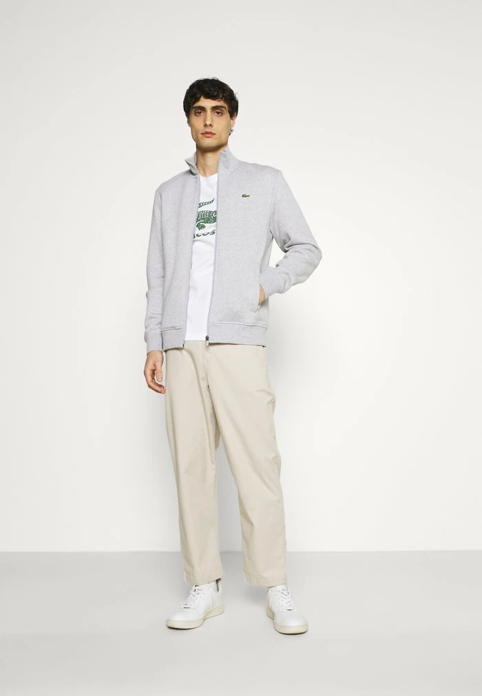 Lacoste Sweat à Capuche Zippé - Silver Chine/elephant Grey 2 Lacoste Sweat à Capuche Zippé - Silver Chine/elephant Grey – Image 2
