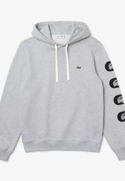 Lacoste Sweat à Capuche - Gris Chine -Lacoste Soldes Magasin 0dae74c45eaa42a9b5dada427fd482c1