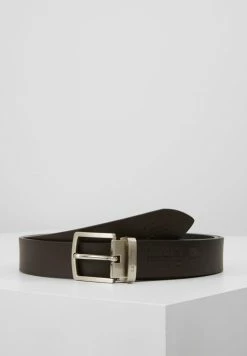 Lacoste REVERSIBLE CURVED BOX - Ceinture - Black/dark Brown -Lacoste Soldes Magasin 0dc267826baf42c2802b1cc1b86bb315