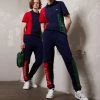 Lacoste UNISEX - Pantalon De Survêtement - Navy Blue/green/red