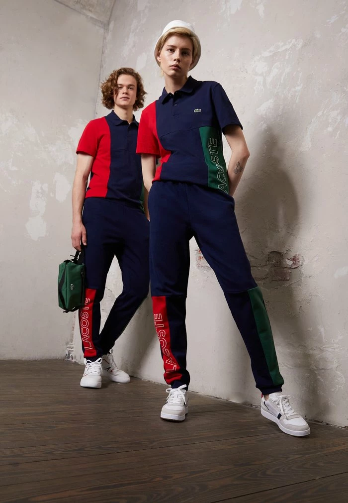 Lacoste UNISEX - Pantalon De Survêtement - Navy Blue/green/red 1 Lacoste UNISEX - Pantalon De Survêtement - Navy Blue/green/red
