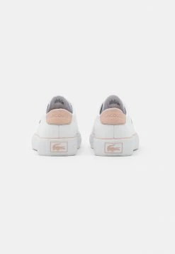 Lacoste GRIPSHOT - Baskets Basses - White/light Pink -Lacoste Soldes Magasin 0e19a226fad348bc924730f0fb114027