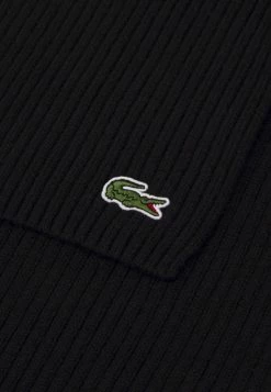 Lacoste UNISEX - Écharpe - Black -Lacoste Soldes Magasin 0e948b5748da404195d0423194d3ad5e