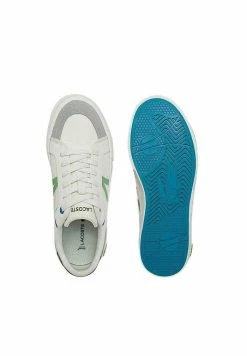 Lacoste Baskets Basses - Wht Lt Grn -Lacoste Soldes Magasin 0f606960a1fc4649b7a0a63a9ec128f5
