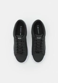 Lacoste LEROND PLUS - Baskets Basses - Black/white -Lacoste Soldes Magasin 11ba538824274aeaac87e7b061e24922