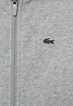 Lacoste Sweat à Capuche Zippé - Mottled Light Grey 5 Lacoste Sweat à Capuche Zippé - Mottled Light Grey -Lacoste Soldes Magasin 1232ce6d96804845af5e582259402af1
