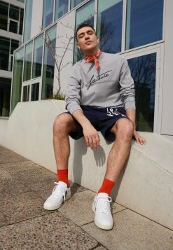 Lacoste Sweatshirt - Heather Wall Chine