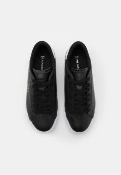Lacoste POWERCOURT - Baskets Basses - Black/white -Lacoste Soldes Magasin 1368c946465a46079048b40fafbcd1fe