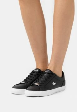 Lacoste LEROND - Baskets Basses - Black/silver
