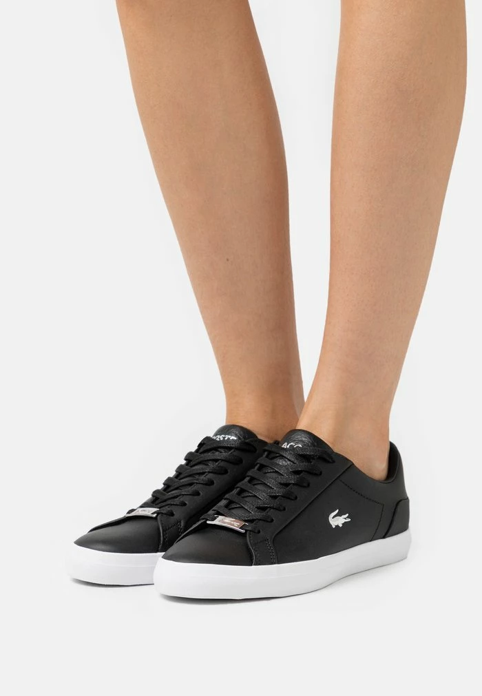 Lacoste LEROND - Baskets Basses - Black/silver 1 Lacoste LEROND - Baskets Basses - Black/silver
