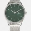 Lacoste VIENNA - Montre - Silver-coloured/green