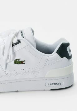 Lacoste T-CLIP - Baskets Basses - White/dark Green -Lacoste Soldes Magasin 1445be65b5cc44bcb11dd69d63833836