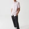 Lacoste HEMD KORTE - Chemise - Rose Pale