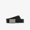 Lacoste 35 WOVEN STRAP - Ceinture - Noir Eclipse