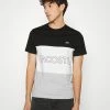 Lacoste T-shirt Imprimé - Black/white/grey