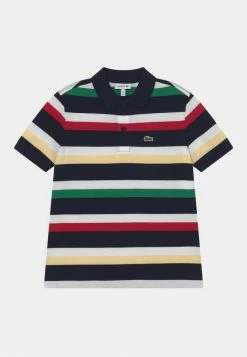 Lacoste T-shirt Imprimé - Navy Blue/white/infra Red/summer Napolitan Yellow