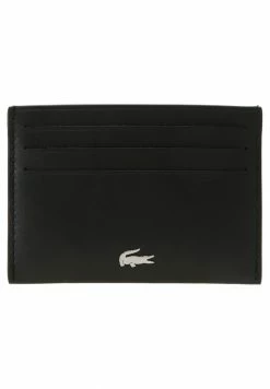 Lacoste CREDIT CARD HOLDER - Portefeuille - Noir -Lacoste Soldes Magasin 161241e396ed433199feea36edad0605