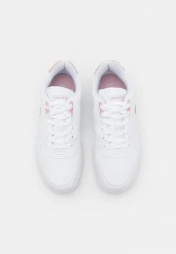Lacoste T-CLIP - Baskets Basses - White/light Pink -Lacoste Soldes Magasin 1700e83cd2364cfc9dcb16e51b412310