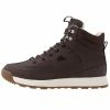 Lacoste URBAN BREAKER - Baskets Montantes - Dark Brown/offwhite