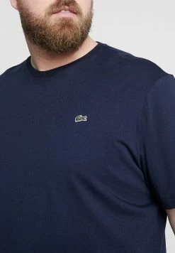 Lacoste T-shirt Basique - Marine -Lacoste Soldes Magasin 1a2ddd9362014918bc06adb539a202cd
